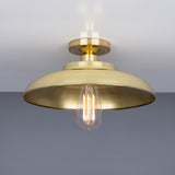Antique Brass Telal Industrial Ceiling Light Fixture