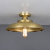 Antique Brass Telal Industrial Ceiling Light Fixture