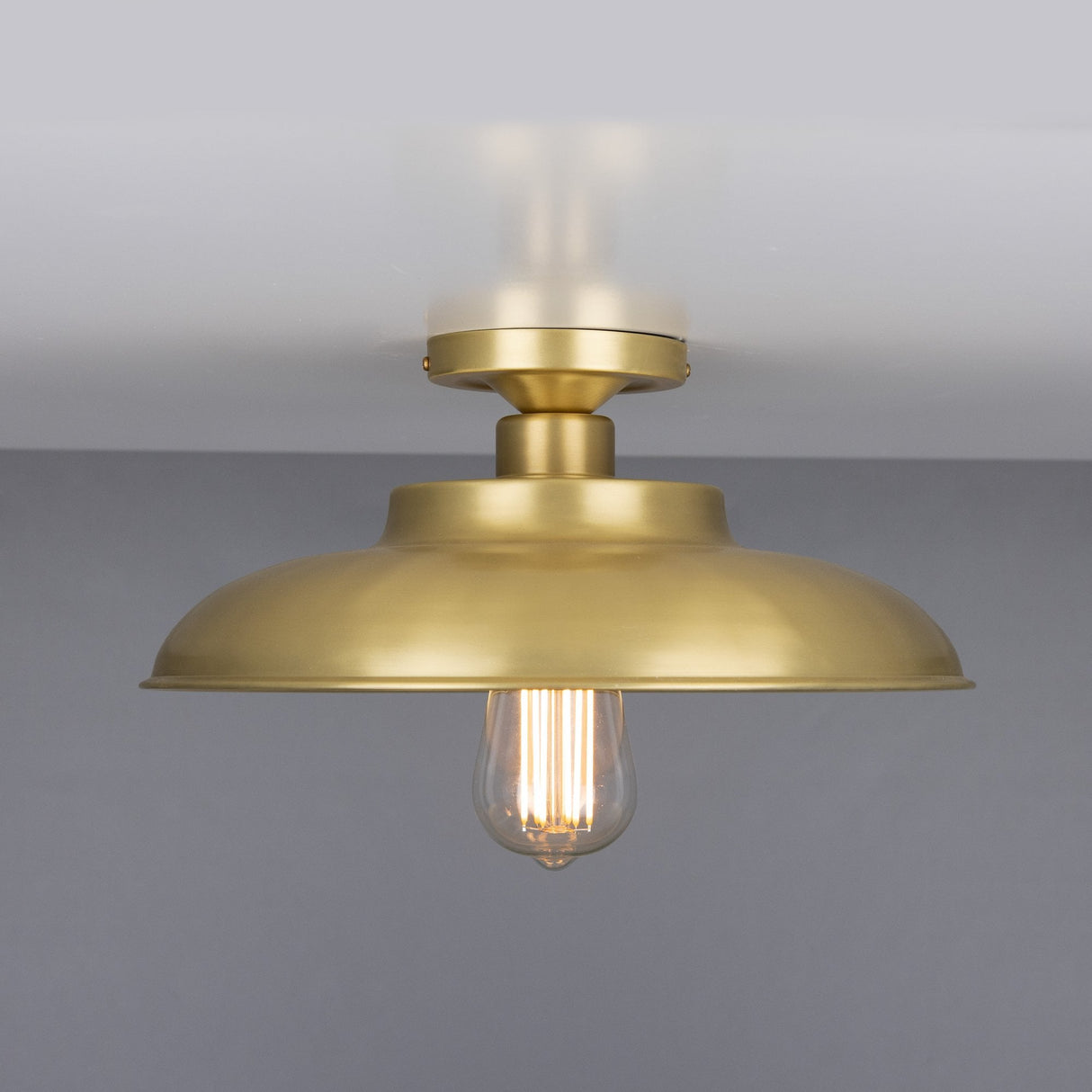 Antique Brass Telal Industrial Ceiling Light Fixture