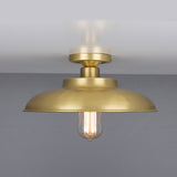 Antique Brass Telal Industrial Ceiling Light Fixture