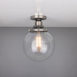 Riad Antique Brass 20cm Globe Ceiling Light Fixture