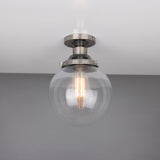 Riad Antique Brass 20cm Globe Ceiling Light Fixture