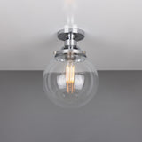 Riad Antique Brass 20cm Globe Ceiling Light Fixture