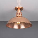 Berlin Vintage Ceiling Light, Polished Copper Finish