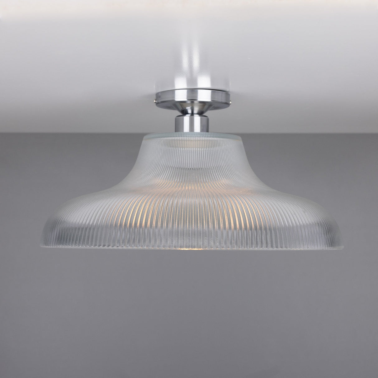 Antique Brass Railway Ceiling Light Fixture, 40cm