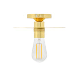 Kigoma Vintage Brass Ceiling Light Fixture