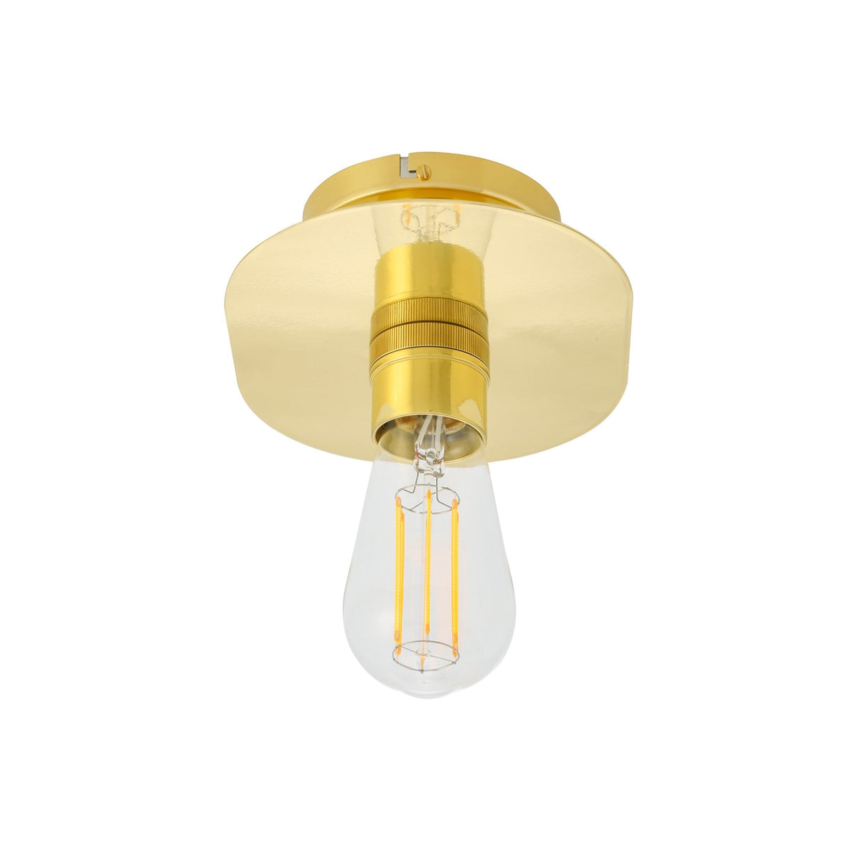 Kigoma Vintage Brass Ceiling Light Fixture