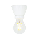 Sleek Black Porcelain Flush Light Fixture: Modern Baltimore Design