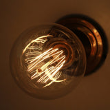 Antique Brass Vintage Flush Ceiling Light by Bexter