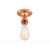 Antique Brass Vintage Flush Ceiling Light by Bexter