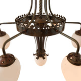 Killarney 5-Light Grand Chandelier in Antique Brass