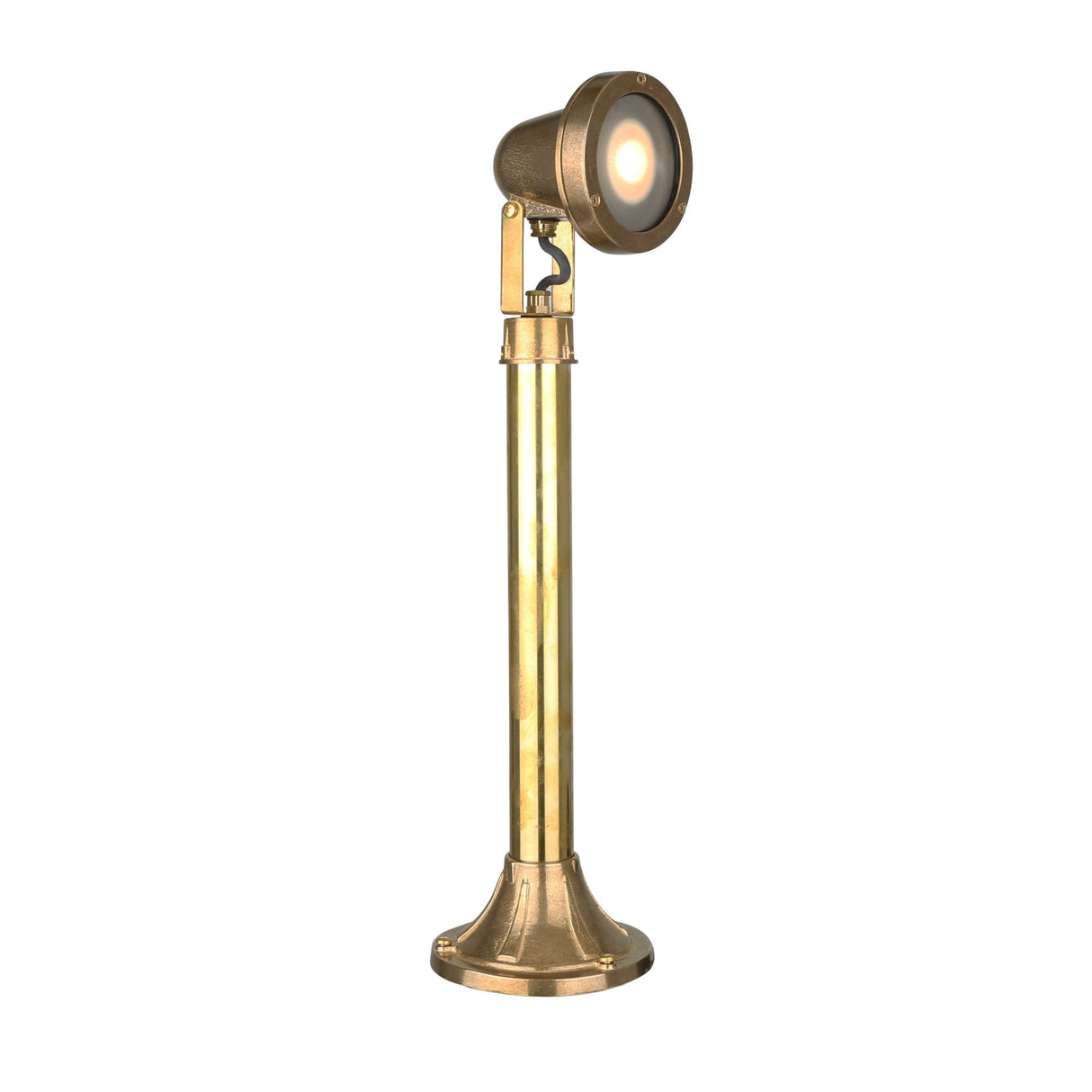 Nanami Outdoor Brass Bollard Light with Sleek Design