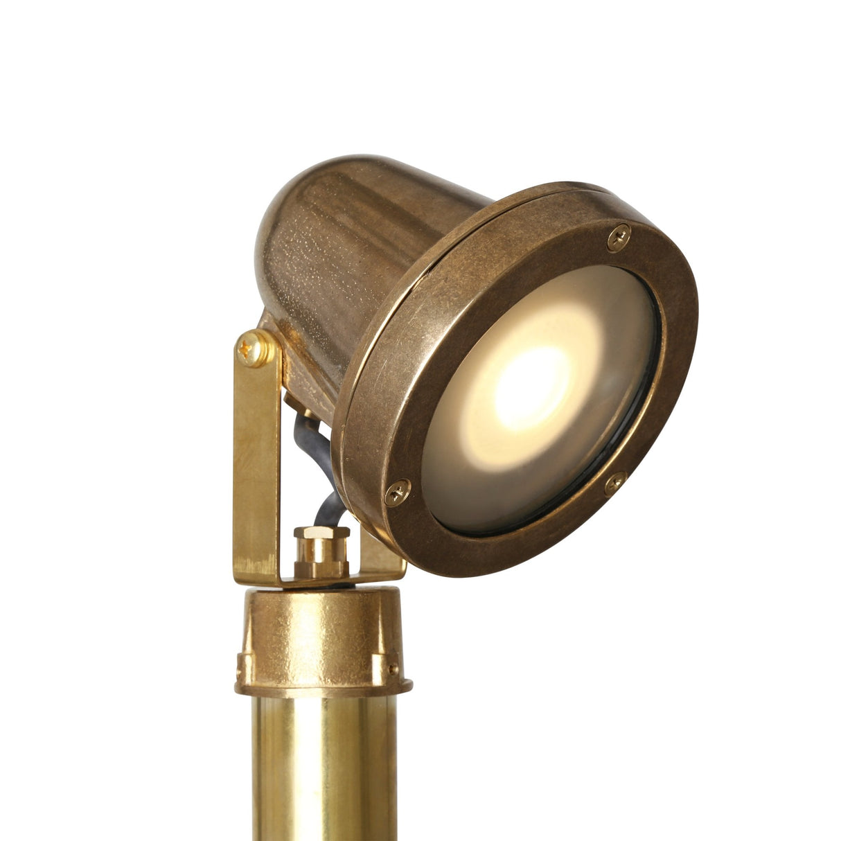 Nanami Outdoor Brass Bollard Light with Sleek Design