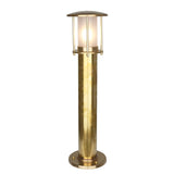 Antique Brass Yarrow Outdoor Garden Bollard Light