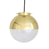 Antique Brass Florence Globe Pendant Light