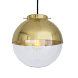 Antique Brass Florence Globe Pendant Light