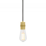 Devon Antique Brass Minimalist Pendant Light