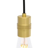 Devon Antique Brass Minimalist Pendant Light