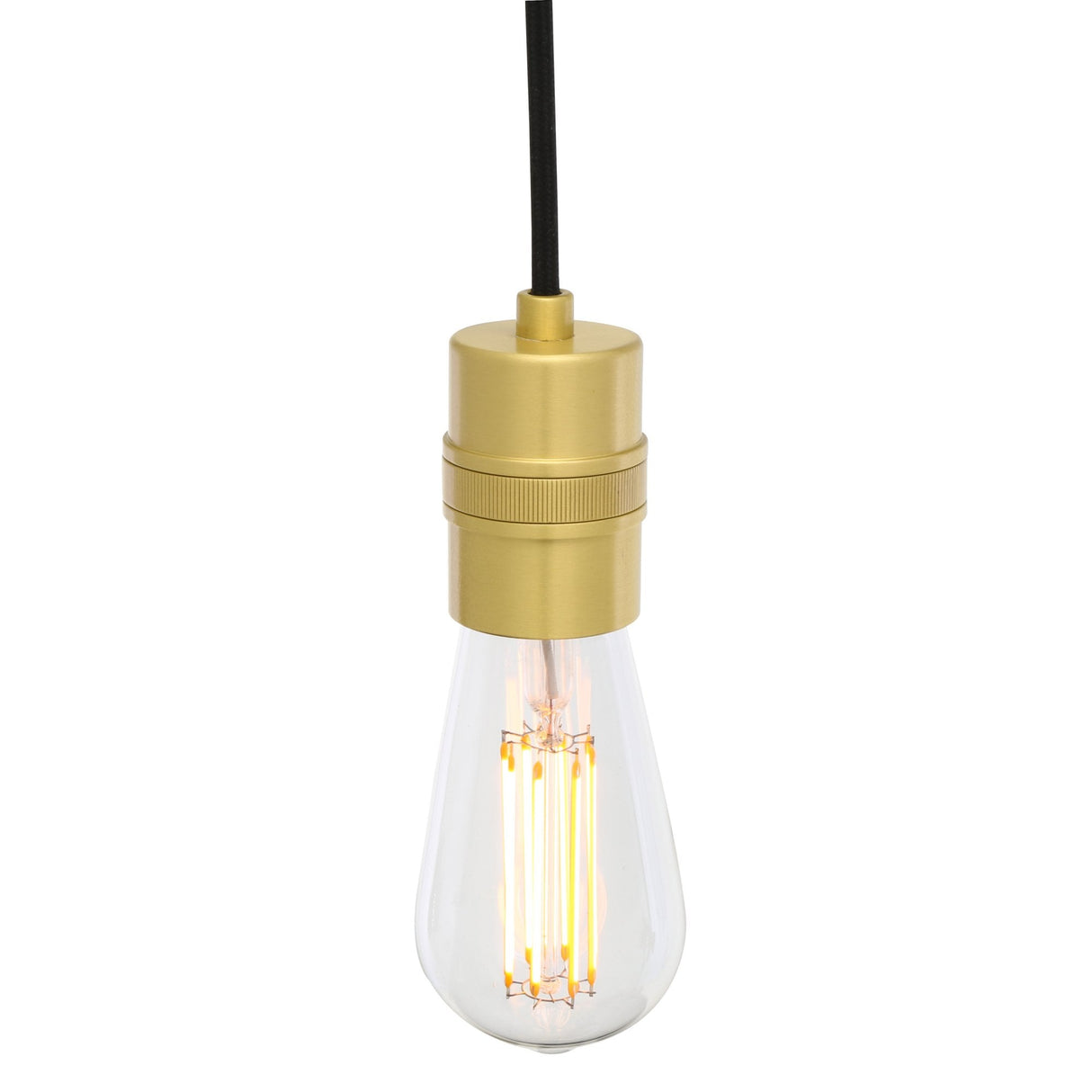 Devon Antique Brass Minimalist Pendant Light