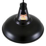 Alma Elegance: Black Copper Hourglass Pendant Light