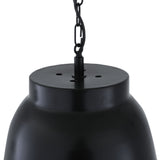 Knightsdale Nautical Pendant Light, Matte Black Finish with Opal Glass Shade