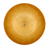Elegant Goma Pendant Light in White with Gold Leaf Interior