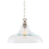 Clifton Vintage Railway-Inspired Brass Pendant Light