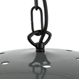 Modern Industrial Black & White Cage Pendant