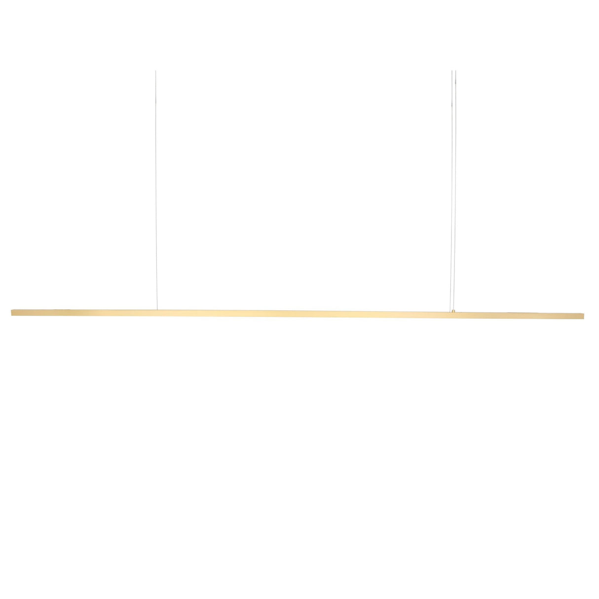 Elegant Brass Linear Pendant Light – Fairfield Collection