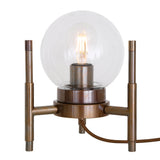 Eske Modern Glass and Brass Table Lamp