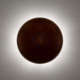 Antique Brass Halo Wall Light - Luqa Collection
