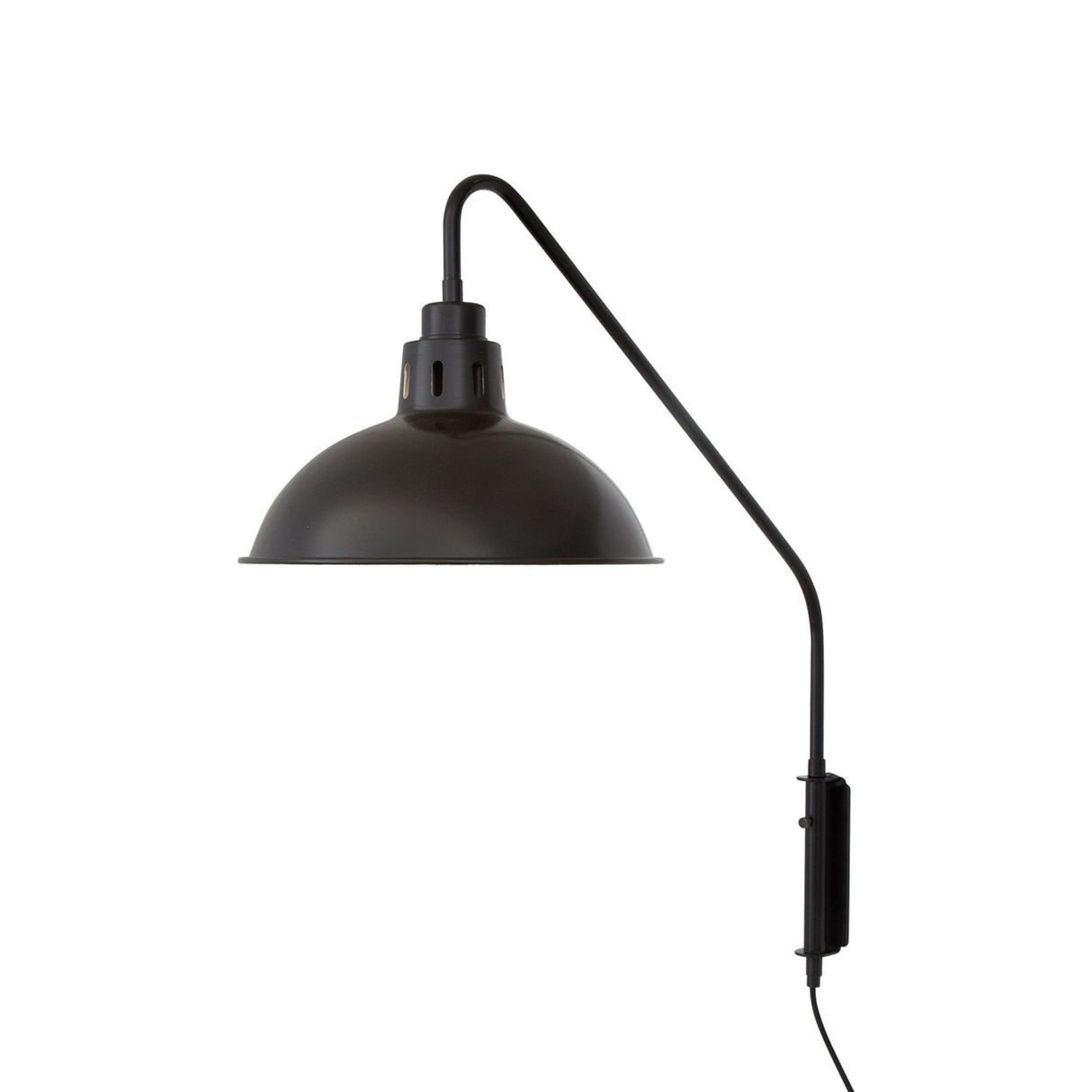 Vintage Brass Swing Arm Wall Lamp - Mesa Collection