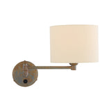 Elegant Kerry Wall Sconce in Antique Brass Finish