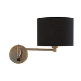 Elegant Kerry Wall Sconce in Antique Brass Finish