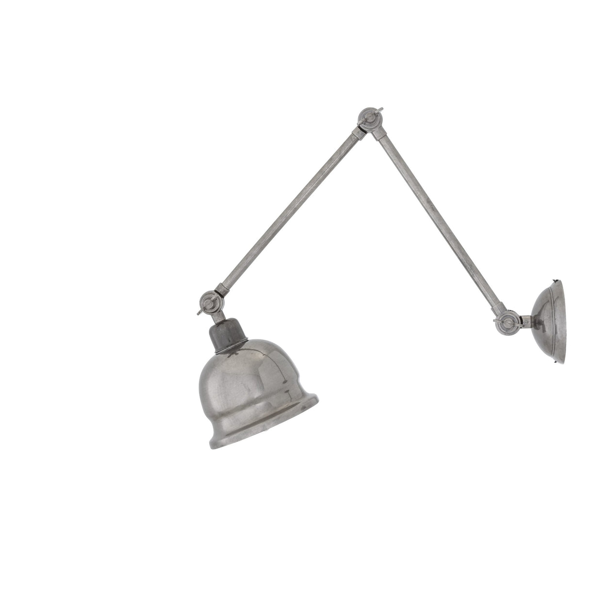 Industrial Antique Brass Extendable Wall Light
