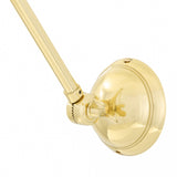 Industrial Antique Brass Extendable Wall Light