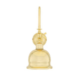 Vintage Brass Swivel Wall Light with Industrial Charm