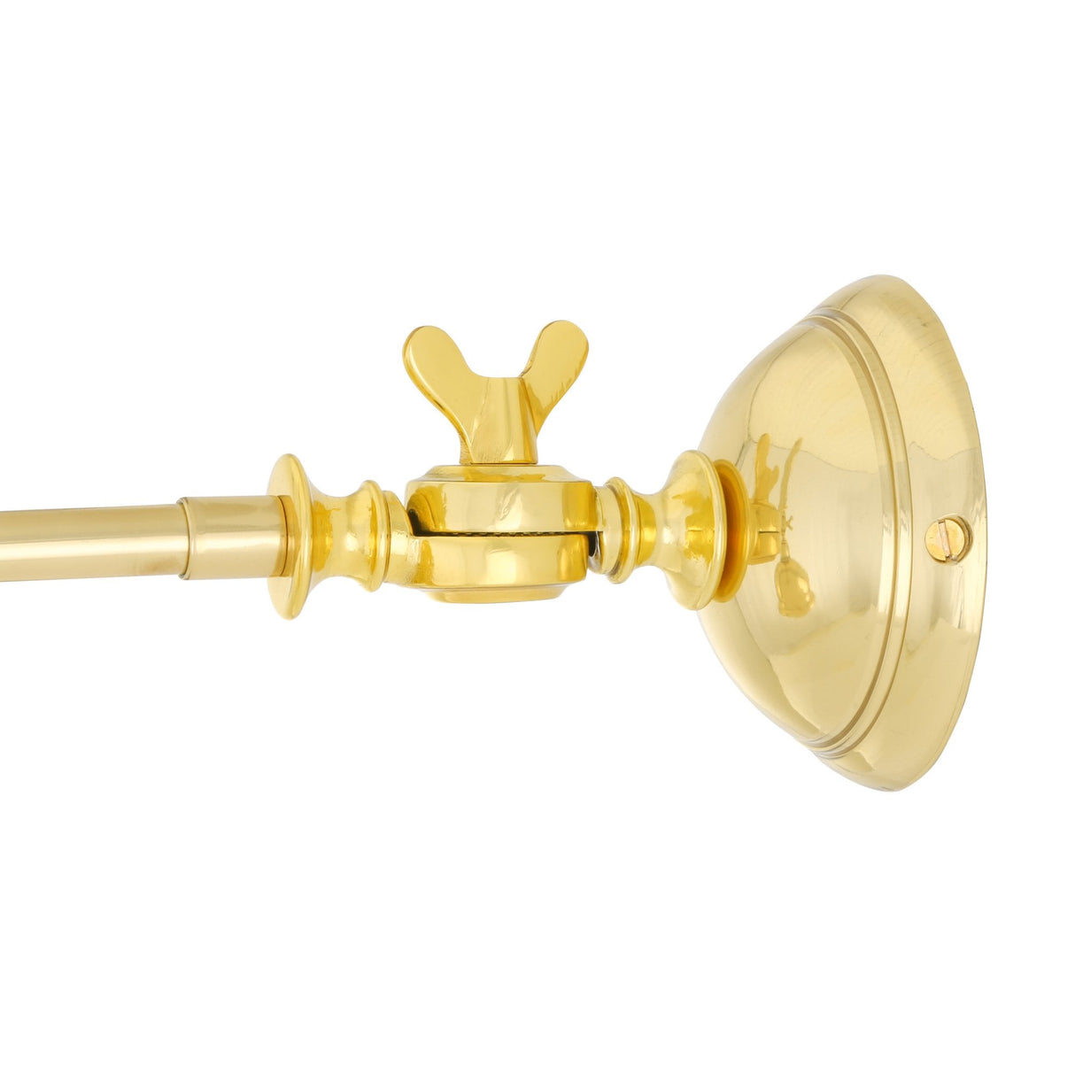 Vintage Brass Swivel Wall Light with Industrial Charm