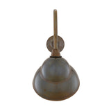 Sanford Vintage Brass Outdoor Wall Light