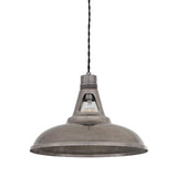 Geneva Industrial Brass Pendant Light