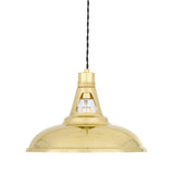 Geneva Industrial Brass Pendant Light