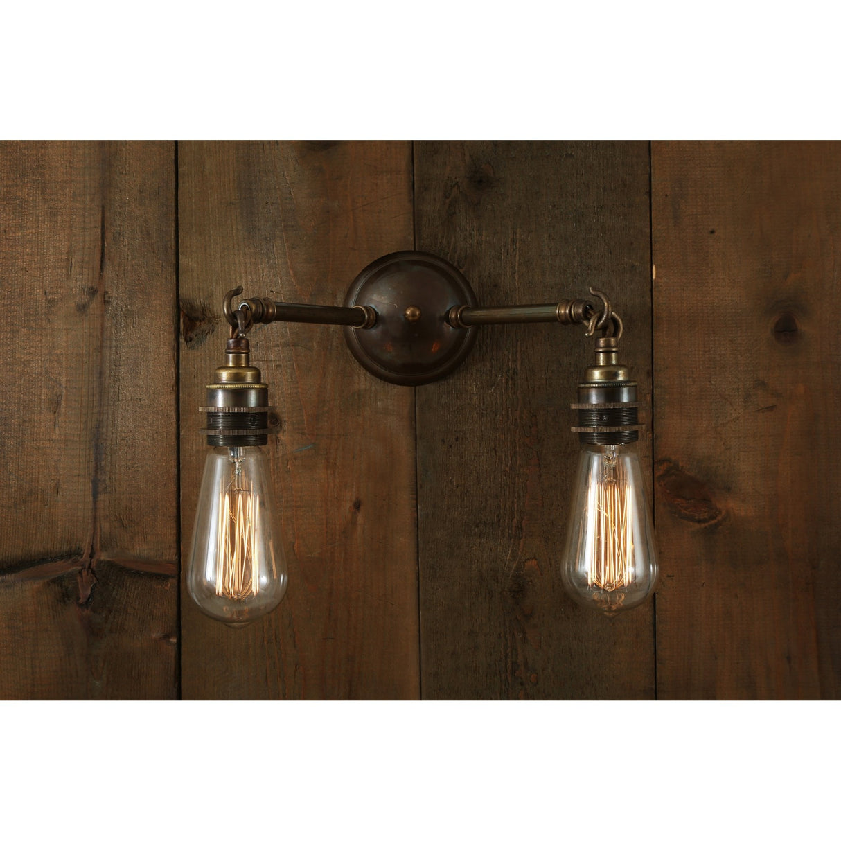 Arrigo Dual Arm Industrial Wall Sconce