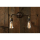 Arrigo Dual Arm Industrial Wall Sconce