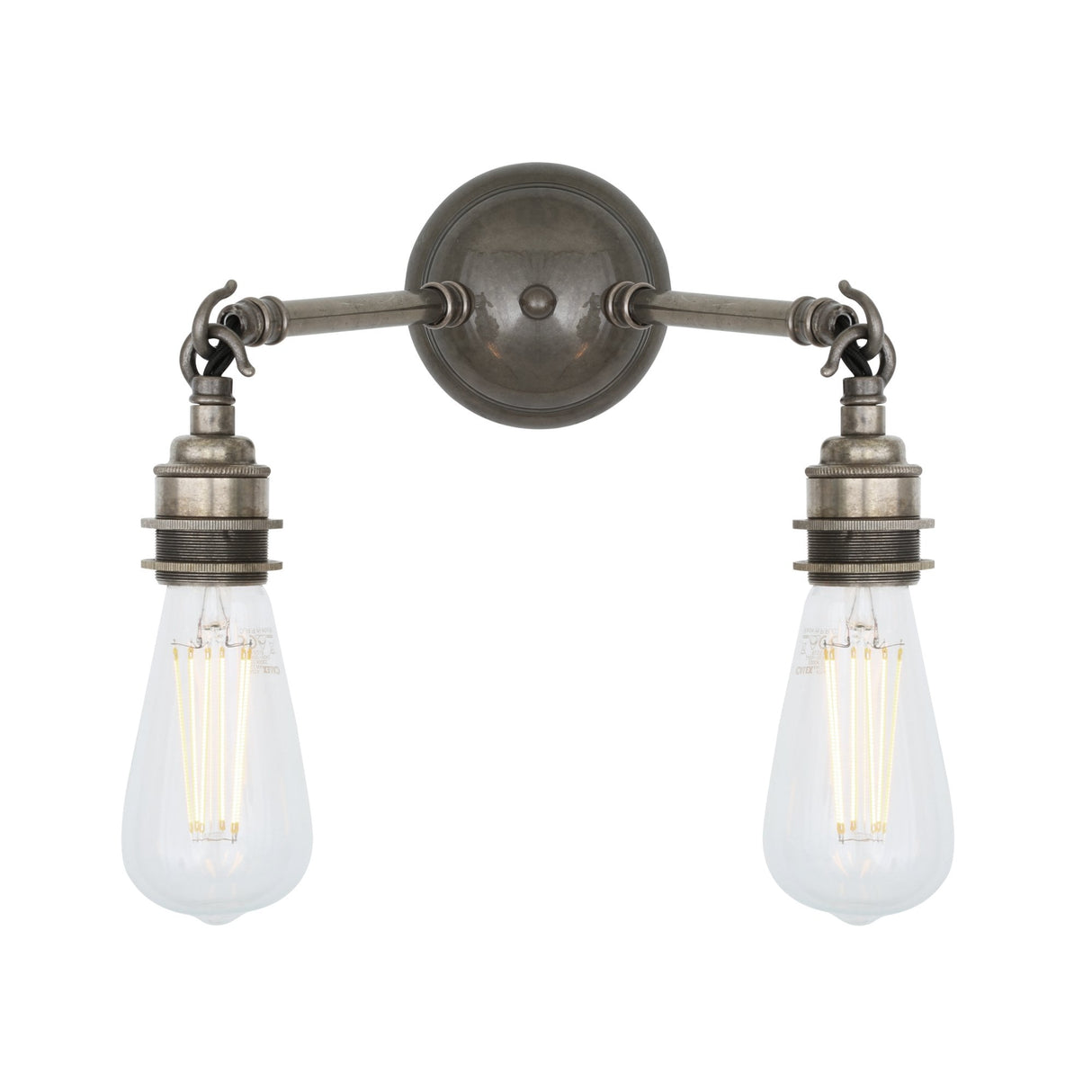 Arrigo Dual Arm Industrial Wall Sconce