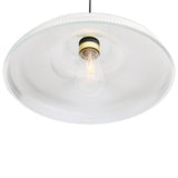 Aquarius Antique Brass & Glass Pendant Light - 40cm