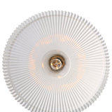 Antique Brass Beck Pendant Light with Clear Holophane Glass Shade