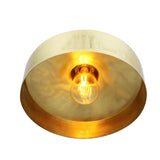 Elegant Isla Brass & Glass Pendant Light with Teardrop Shade