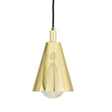 Antique Brass Teardrop Pendant Light with Clear Glass Shade