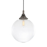 Timeless Laguna Globe Pendant Light in Antique Brass Finish