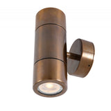 Lana Antique Brass Up/Down Wall Sconce, IP44